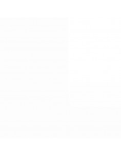 Credenza con 4 Cassetti 60x30,5x71 cm Bianco lucido