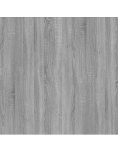 Credenza con 4 Cassetti 60x30,5x71 cm Grigio sonoma