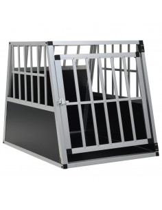 Trasportino per Cani con Porta Singola 65x91x69,5 cm 2