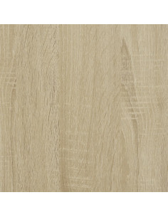 Credenza con Ante in Vetro Rovere Sonoma 35x37x120 cm