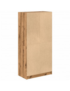 Credenza con Ante Rovere Artigianale 68x37x142 cm Multistrato