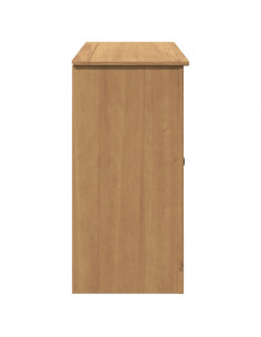 Credenza con Cassetti Panama 112x40x80cm Legno Massello di Pino