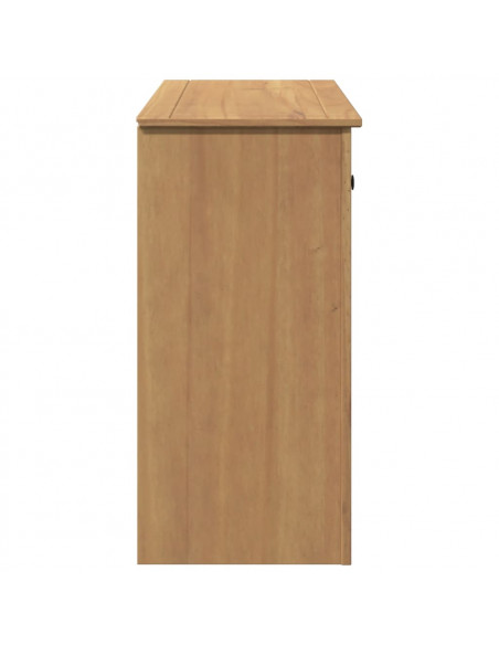 Credenza con Cassetti Panama 93x40x80 cm Legno Massello di Pino