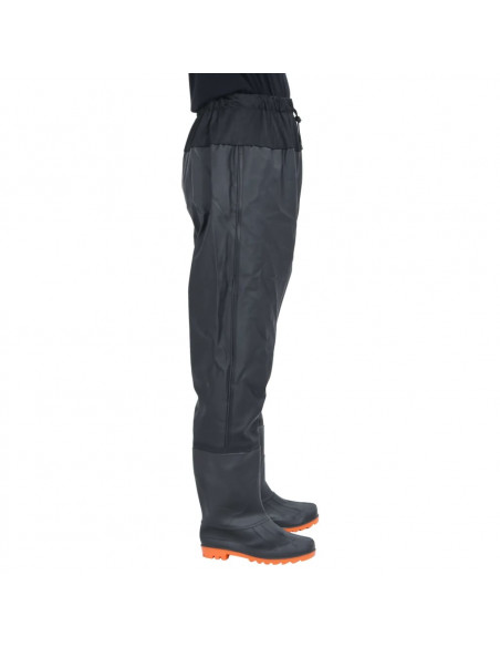 Wader da Pesca alla Vita con Stivali Nero Taglia 38