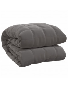 Coperta Ponderata Grigia 155x220 cm 11 kg Tessuto 2