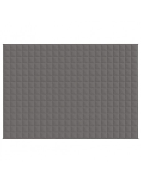 Coperta Ponderata Grigia 155x220 cm 11 kg Tessuto