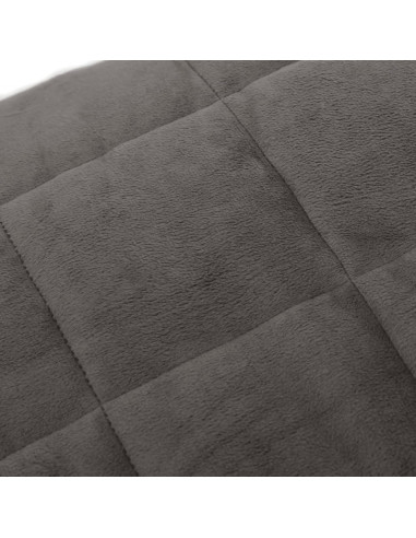Coperta Ponderata Grigia 155x220 cm 11 kg Tessuto