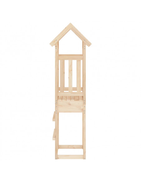 Torre da Gioco 52,5x46,5x206,5 cm in Legno Massello di Pino