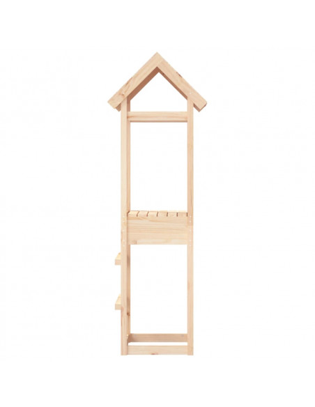 Torre da Gioco 53x46,5x194 cm in Legno Massello di Pino