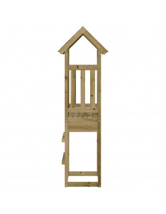 Torre da Gioco 52,5x46,5x206,5 cm in Legno di Pino Impregnato