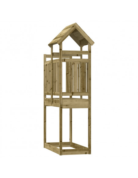 Torre da Gioco 52,5x110,5x214 cm in Legno di Pino Impregnato
