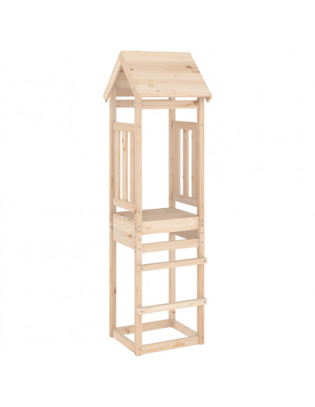 Torre da Gioco 52,5x46,5x206,5 cm in Legno Massello di Pino