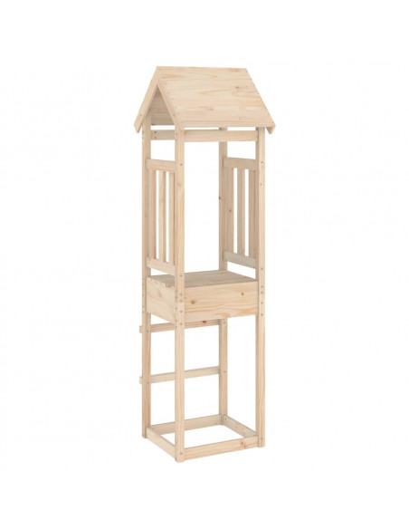 Torre da Gioco 52,5x46,5x206,5 cm in Legno Massello di Pino