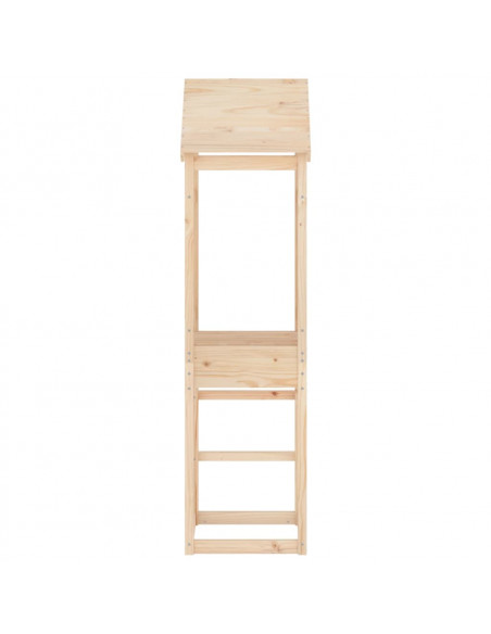 Torre da Gioco 52,5x46,5x206,5 cm in Legno Massello di Pino