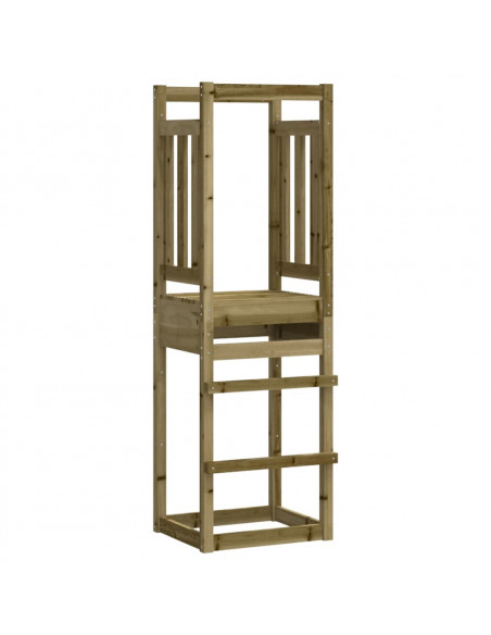 Torre da Gioco 53x46,5x169 cm in Legno di Pino Impregnato