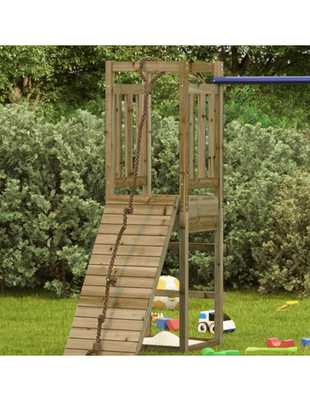 Torre da Gioco 53x46,5x169 cm in Legno di Pino Impregnato