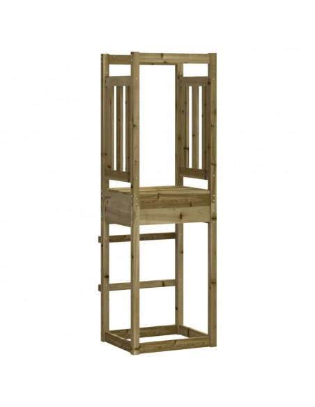 Torre da Gioco 53x46,5x169 cm in Legno di Pino Impregnato