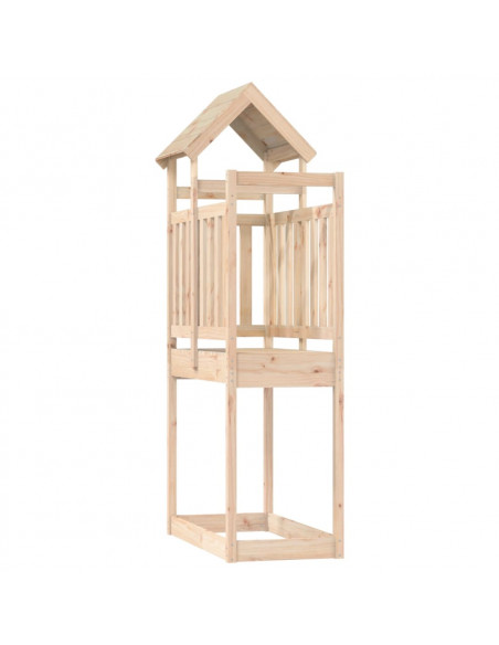 Torre da Gioco 52,5x110,5x214 cm in Legno Massello di Pino