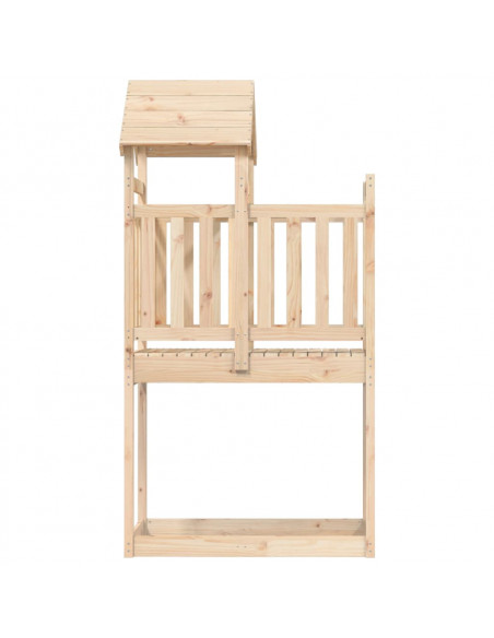 Torre da Gioco 52,5x110,5x214 cm in Legno Massello di Pino