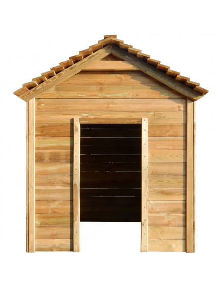 Casetta da Giardino per Bambini 120x120x146 cm in Legno di Pino