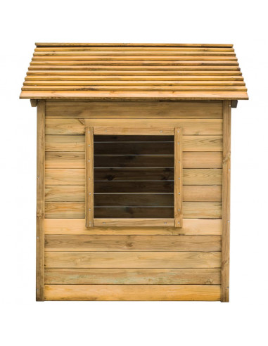 Casetta da Giardino per Bambini 120x120x146 cm in Legno di Pino