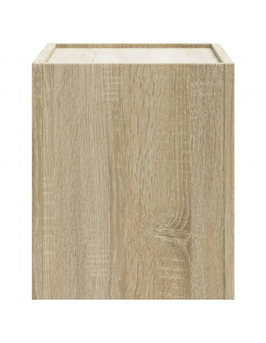 Comodino a Muro Rovere Sonoma 45x30x35 cm