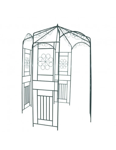 Arco da Giardino 250 cm Verde Scuro