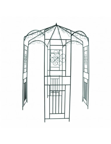 Arco da Giardino 250 cm Verde Scuro