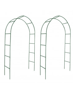 Archi da Giardino 2 pz per Piante Rampicanti 2