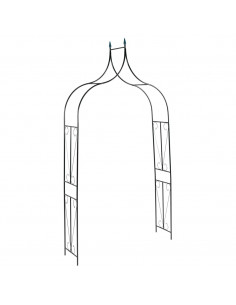 Arco da Giardino Verde Scuro 120x38x258 cm in Ferro 2