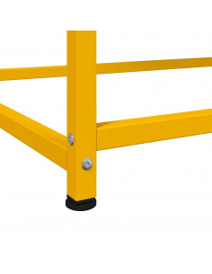 Credenza Giallo Senape 100,5x39x107 cm in Acciaio