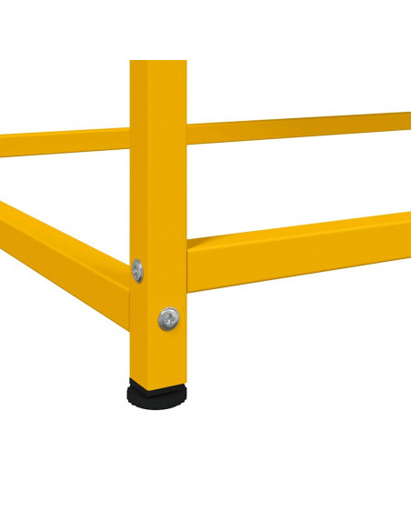 Credenza Giallo Senape 100,5x39x107 cm in Acciaio
