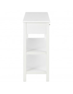 Credenza Grigia 110x35x80 cm in MDF