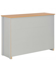 Credenza Grigia 112x35x81 cm