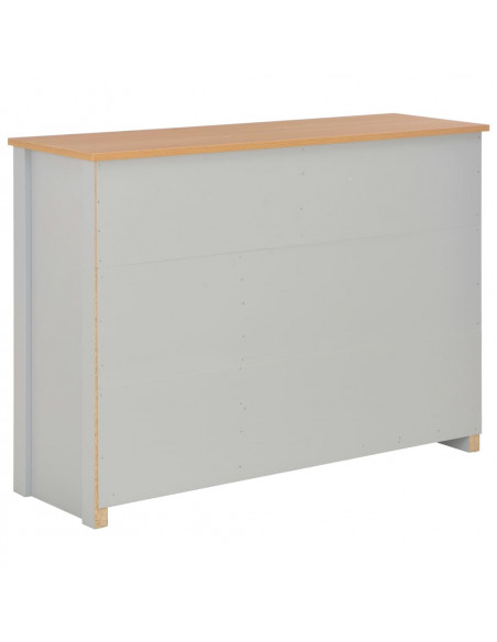 Credenza Grigia 112x35x81 cm