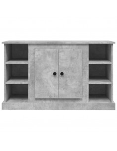 Credenza Grigio Cemento 100x35,5x60 cm in Legno Multistrato