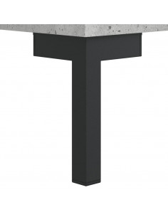 Credenza Grigio Cemento 100x36x60 cm in Legno Multistrato