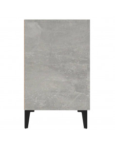 Credenza Grigio Cemento 100x36x60 cm in Legno Multistrato