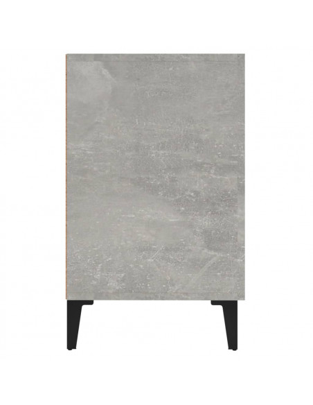 Credenza Grigio Cemento 100x36x60 cm in Legno Multistrato