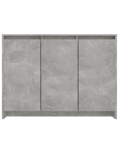 Credenza Grigio Cemento 102x33x75 cm in Truciolato