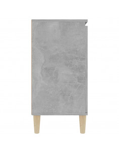 Credenza Grigio Cemento 103,5x35x70 cm in Legno Multistrato