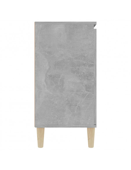 Credenza Grigio Cemento 103,5x35x70 cm in Legno Multistrato