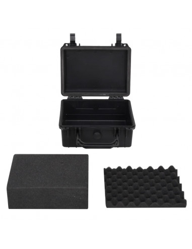 Valigetta da Volo Portatile Nera 24x19x11 cm in PP