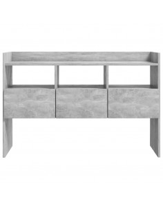 Credenza Grigio Cemento 105x30x70 cm in Legno Multistrato