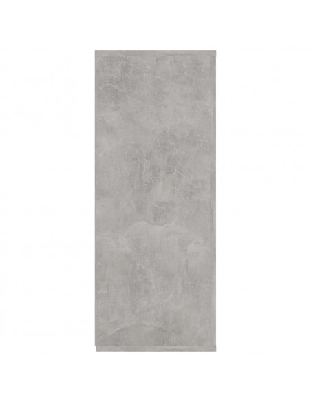Credenza Grigio Cemento 105x30x75 cm in Legno Multistrato