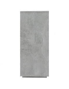 Credenza Grigio Cemento 120x30x75 cm in Truciolato