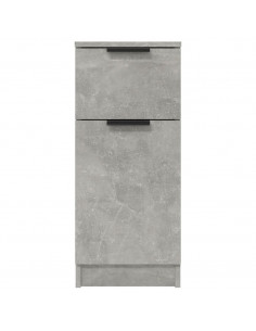 Credenza Grigio Cemento 30x30x70 cm in Legno Multistrato