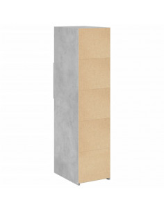 Credenza Grigio Cemento 30x42,5x124 cm in Legno Multistrato
