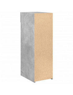 Credenza Grigio Cemento 30x42,5x93 cm in Legno Multistrato
