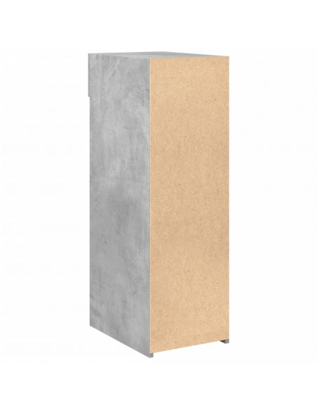 Credenza Grigio Cemento 30x42,5x93 cm in Legno Multistrato